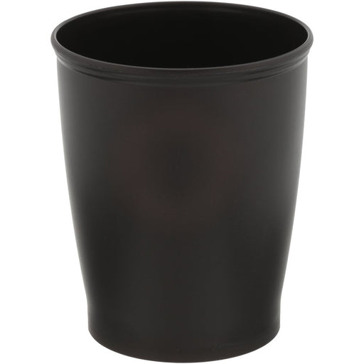 Idesign Kent round Plastic Garbage Wastebasket,– 8.35" X 8.35" X 10", Bronze
