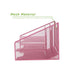 Mind Reader 3-Tier Mesh Desk File Organizer Tray with 5 Compartments, Pink
