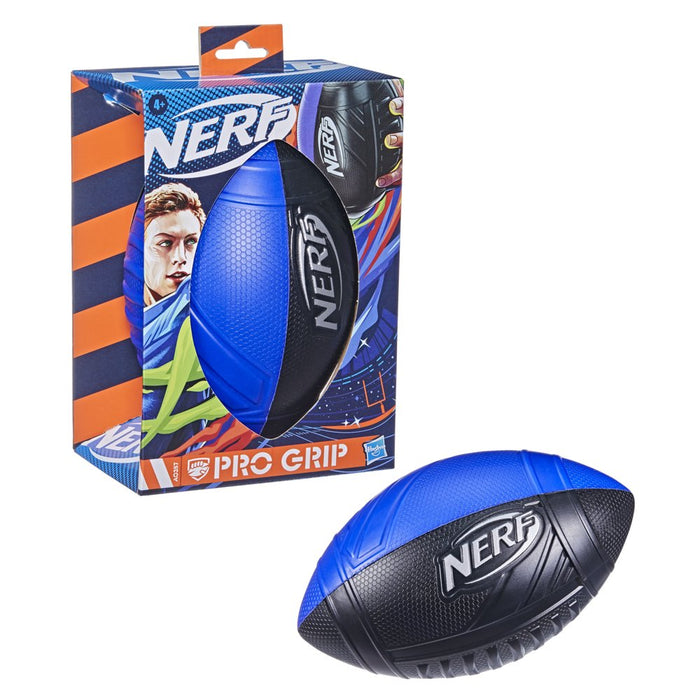 Nerf Pro Grip Classic Foam Football, Easy to Catch and Throw