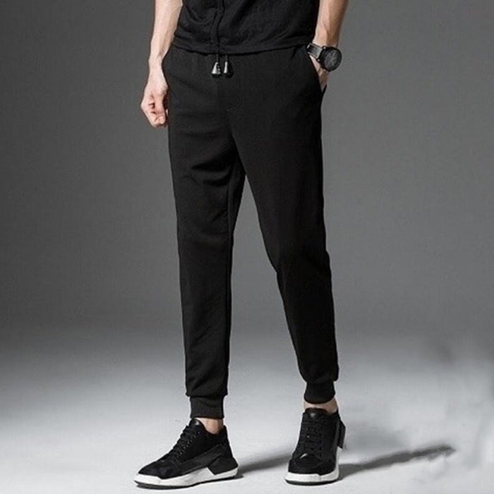 Joggers for Men Fashion Drawstring Pocket Sports Beam Feet Pants for Men Cargo Pants