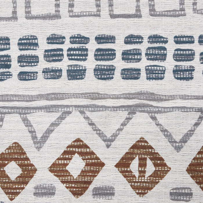 Wanda June Home Geo Washable Area Rug, Cream, 5'2" X 7'2" by Miranda Lambert
