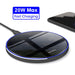 20W Fast Wireless Charger Induction Charging Station Phone Charging Pad for Iphone 14 13 12 11 Series XS XR X 8 8Plus Samsung Galaxy Huawei