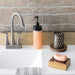 Black Mason Jar Soap Dispenser - Rust Proof Plastic with Plastic Pint Jar - Two Pack!