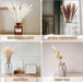 85Pcs Boho Home Decor Dried Flowers Arrangements White & Natural Pampas Grass, Reed, Bunny Tails
