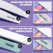 Nail Files and Buffers,  Nail Cuticle Remover Kit with Nail File, Nail Buffer, Nail Buffer Block, Cuticle Nipper, Cuticle Pusher, Cuticle Peeler. Nail Cuticle Oil Lavender for Nail Care