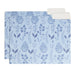 6 Count Meadow Flowers File Folders with Tabs, 5658U