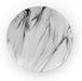 Fine round Gloss Dinnerware Dish Set, 16 Piece, Black and White Marble