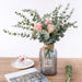 24Pcs Eucalyptus Stems Decor Artificial Eucalyptus Leaves Faux Greenery Branches for Wedding Centerpiece Flower Floral Arrangement Farmhouse Home Decoration