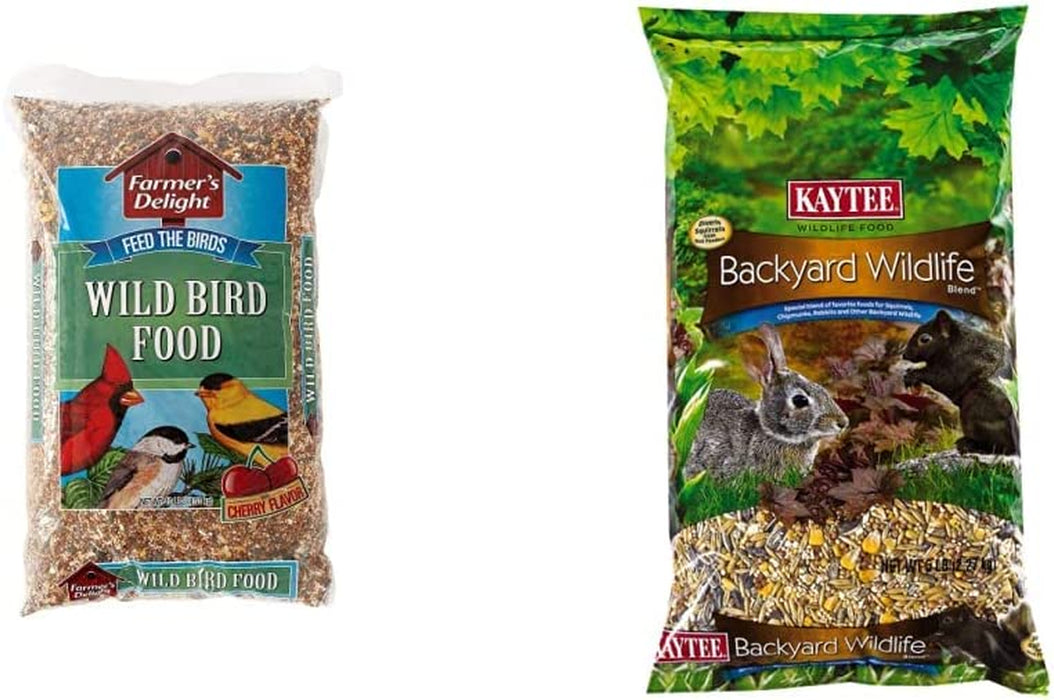 53003 Farmer'S Delight Wild Bird Food with Cherry Flavor, 20-Pound Bag