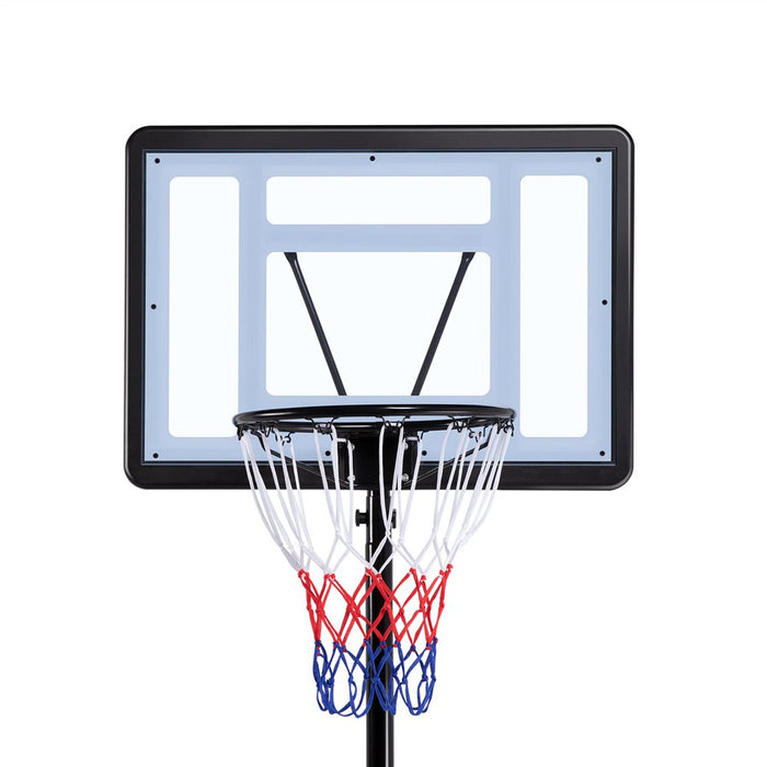 7-9.2 Ft. Height Adjustable Hoop Portable Basketball System Goal Outdoor Kids Youth with Wheels and Weighted Base