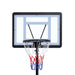 7-9.2 Ft. Height Adjustable Hoop Portable Basketball System Goal Outdoor Kids Youth with Wheels and Weighted Base