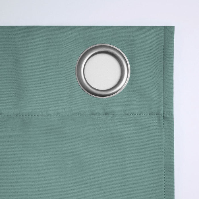 Mainstays Blackout Energy Efficient Grommet Single Curtain Panel, 40"X84", Aqua