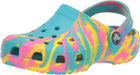 Unisex-Child Classic Marbled Tie Dye Clog
