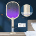 Electric Mosquito Racket UV Lamp Fly Swatter USB Rechargeable Outdoor Mosquito Killer Bug Zapper Trap for Home Mosquito Lamp