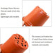 100 Pcs 6 Inch Plant Nursery Pots,Plastic Seedling Pots,Seed Starting Pot Flower Plant Container for Succulents, Seedlings, Cuttings, Transplanting