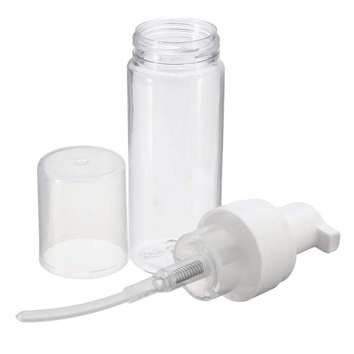 2 Pack Empty Bottle Travel Soap Bottle | Plastic Foam Dispenser Bottle | Mini Foaming Soap Pump | 50 Ml/1.7 Oz