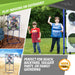 Target Toss Game Set - Choose Either Football Toss or Baseball Toss - Portable Indoor or Outdoor Design for Cookouts, Tailgates, or Backyard Fun - Includes 4 Balls - Easy Assembly