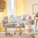 Easter Decorations Pillow Covers 18X18 Set of 4 - Easter Bunny Easter Eggs Spring Decor, Easter Throw Pillows Cushion Covers Farmhouse/Home Decor for Table, Sofa, Restaurant (18X18 Inch)