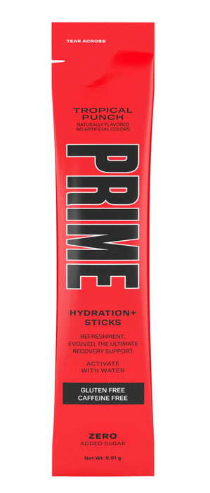 Prime Hydration Drink Mix Variety Pack - Ice Pop, Blue Raspberry, Tropical Punch, Lemon Lime (4 on the Go Sticks) Packaged by Sivint