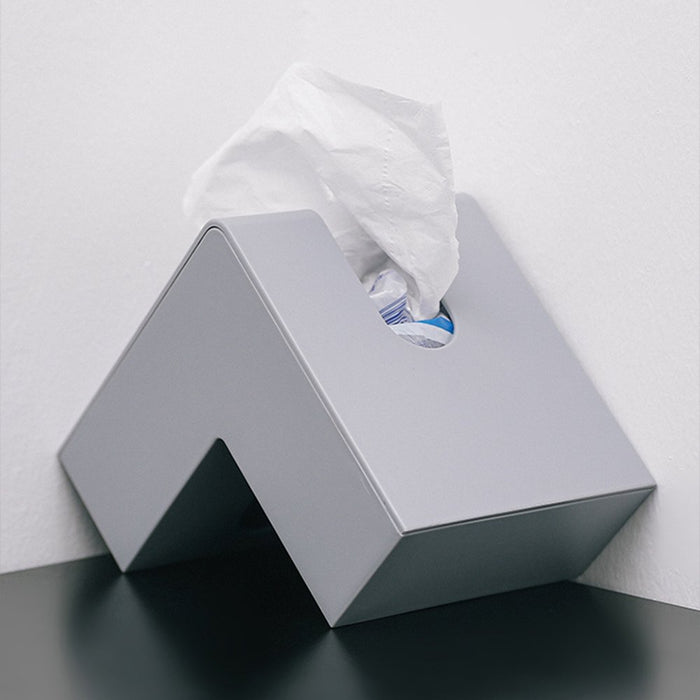 Cheers US Tissue Box Cover Square - Facial Cube Tissue Box Holder Case Dispenser for Bathroom Vanity Countertop, Bedroom Dresser, Office Desk or Night Stand Table