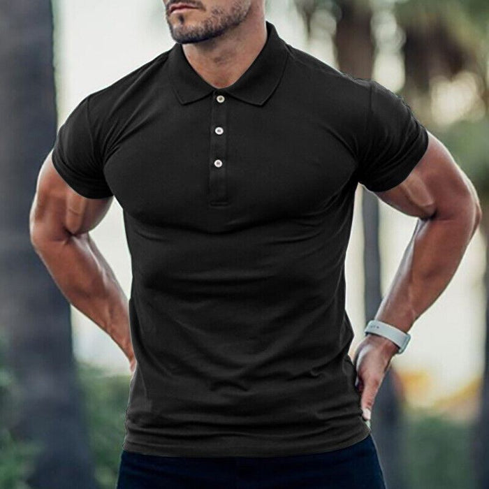 Polo T Shirt Men Zipper Collar Fashion Golf Short Sleeve 2 Tone Zip Dress Camisa