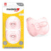 Baby Pacifier | 0-6 Months | Includes Sterilizing Case | 2-Pack | Soft Silicone | Bpa-Free | Supports Natural Suckling | Pink and Clear