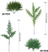 50PCS Christmas Tree Filler Branches, Christmas Artificial Pine Branches, Christmas Artificial Evergreen Branches for Christmas DIY Garland, Christmas Tree Fillers, Present Decor Christmas Decorations