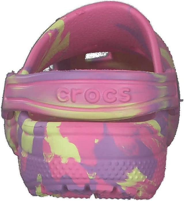 Unisex-Child Classic Marbled Tie Dye Clog