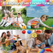 Easter Basket Stuffers Push Bubble Fidget Easter Toys for Kids, 4PCS Stress Relief Squeeze Sensory Toy Rainbow Silicone anti Anxiety Fidget Autism Toy Gift for Kids Easter Basket Stuffers Party Favors