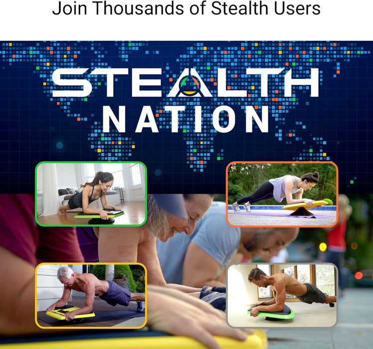Stealth Core Deluxe Trainer - Turn Fitness into a Fun Game - Get Strong Sexy Abs and Lean Core Playing Games on Your Phone; Free Ios/Android App; 4 Free Mobile Games Included; Dynamic Abs & Core Training; Only 3 Minutes a Day