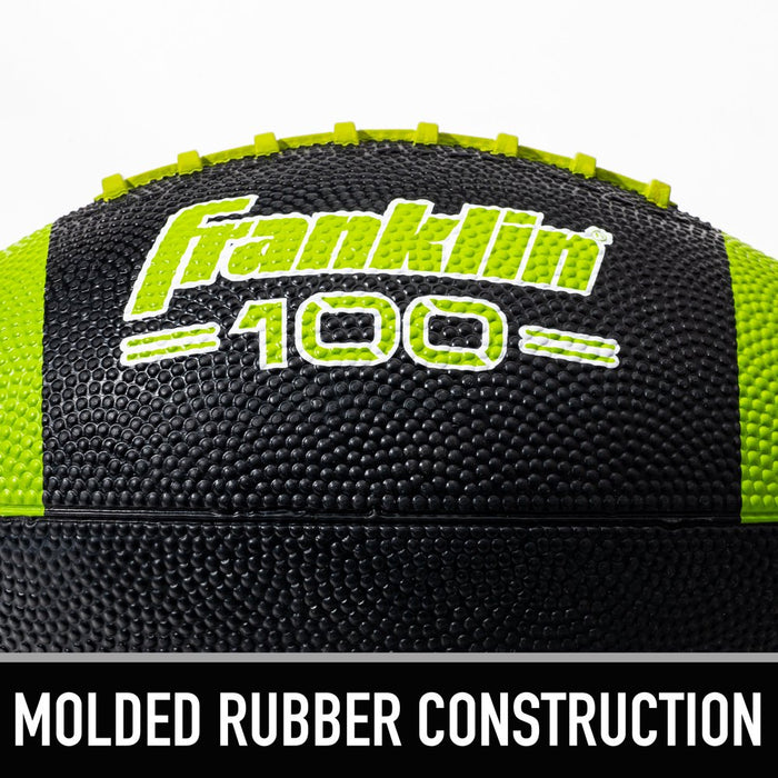 Junior Size Rubber Football - 12 Pack Deflated with Pump