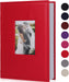 Photo Picture Album 4X6 300 Photos,Small Capacity Premium Leather Cover Wedding Family Photo Albums Holds 300 Horizontal Photos(Black)