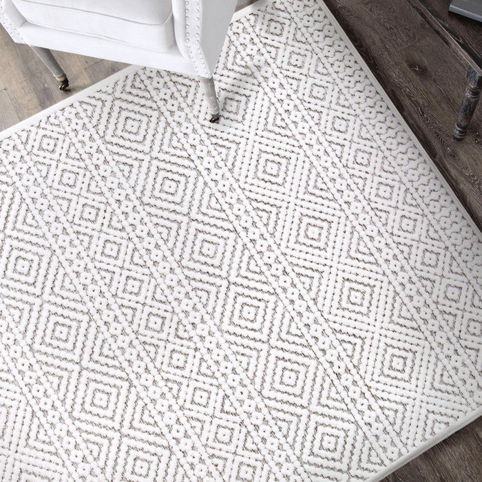 My Texas House Cheyenne, Contemporary, Geometric, Woven Area Rug, 5'2" X 7'6"