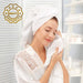 Wealuxe Small Bath Towels White - Lightweight 100% Cotton Bathroom Towels for Kids / Adults [22X44 6 Pack]