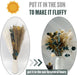 86PCS Natural Dried Pampas Grass Decor,Boho Room Decor Bouquet,Eucalyptus Dried Flowers,Centerpiece Table Decorations Bouquet for Wedding Floral Arrangements Home Living Room Decorations