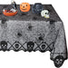 2 Pack Halloween Tablecloth, 54 X 72 Inch Rectangular Polyester Lace Tablecloth, Black Spider Web Lace Table Cover for Halloween Party, Scary Movie Nights, Halloween Table Decorations
