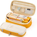 EASTHILL Big Capacity Pencil Pen Case Office College School Large Storage High Capacity Bag Pouch Holder Box Organizer Light Blue