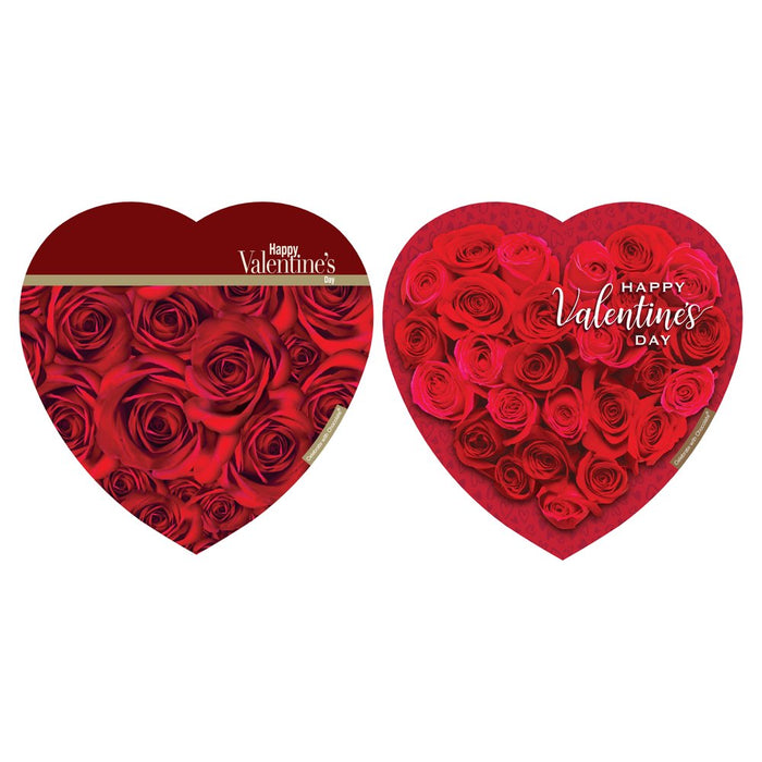 Elmer'S, 16Oz Romantic Red Wrap Valentine Heart, 40 Pieces Assorted Milk & Dark Chocolates