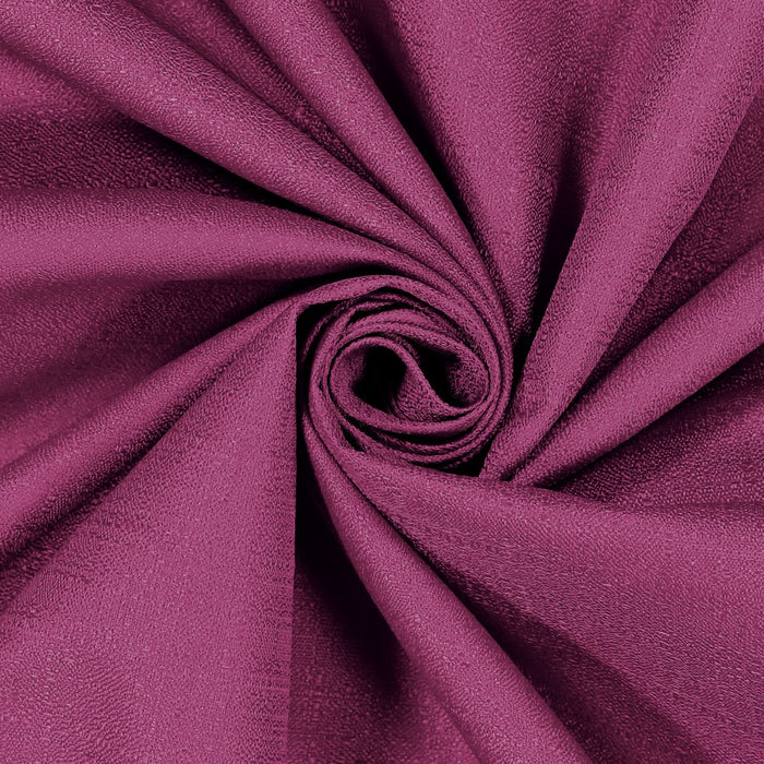 Eclipse Samara Solid Color Blackout Rod Pocket Single Curtain Panel, Boysenberry, 42 X 54