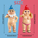 2 Pieces Naked Gnome Statue Garden Goblin-Art Decoration Peeing Gnome Naughty Garden Statue Fun Gnome Statue for Home Indoor or Outdoor Lawn Garden Decorations, Man and Woman（Stand Style）