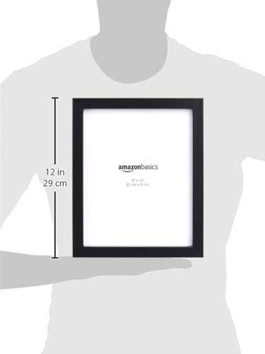 Photo Picture Frame, Black, 8" X 10" Inch (Pack of 2)