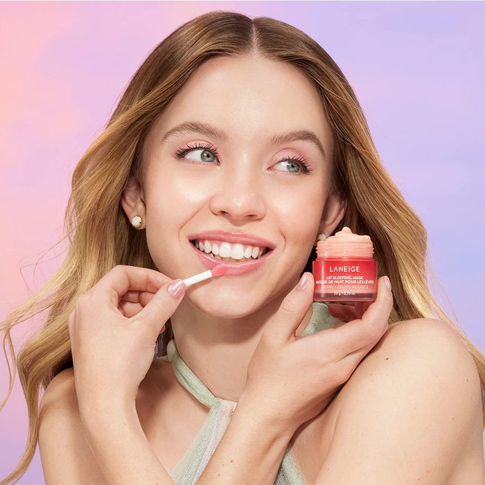 Lip Sleeping Mask: Nourish & Hydrate with Vitamin C, Antioxidants, 0.7 Oz.