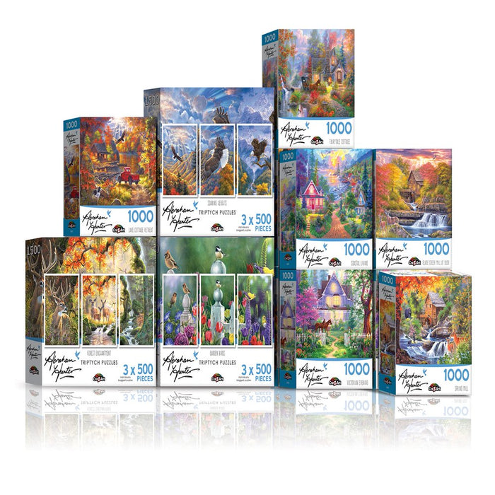 Abraham Hunter 1000 Piece Jigsaw Puzzle - Spring Mill