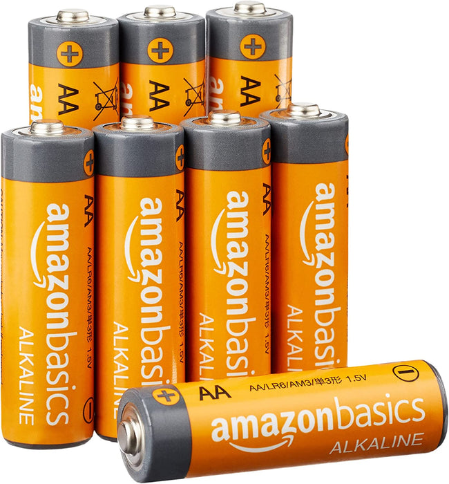 48 Pack AA High-Performance Alkaline Batteries, 10-Year Shelf Life, Easy to Open Value Pack