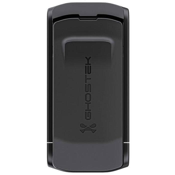 Universal Phone Holster with Swivel Belt Clip and Built-In Kickstand (Black)