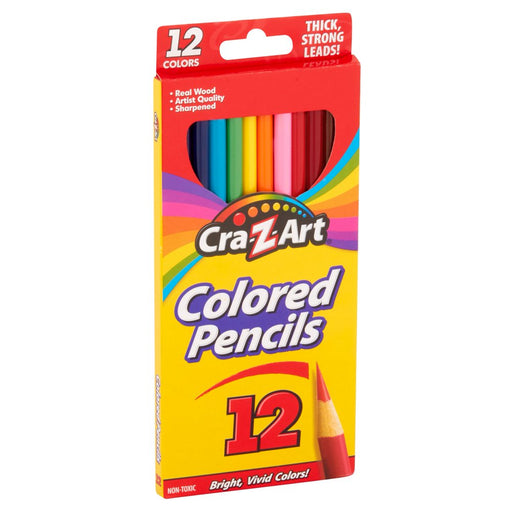 Cra-Z-Art Colored Pencils, 12 Count, Beginner Child to Adult, Ages 4 and Up