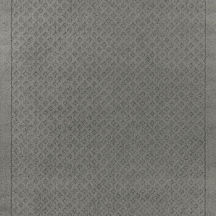 Mainstays Dylan Solid Diamond Traditional Runner Pewter Rug, 1'9"X5'