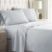 Ice Blue Queen Size Bed Sheets Set - 6 Pc Soft Bedding & Pillowcases Set W/ Deep Pockets - Breathable, Wrinkle Free & Fade Resistant