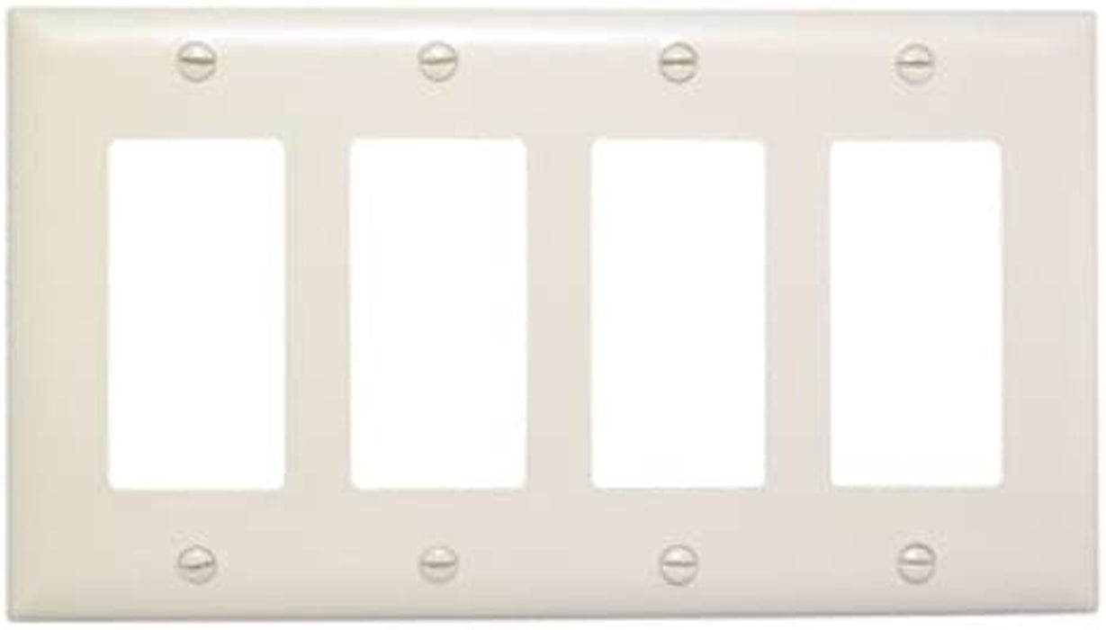 Legrand - Pass & Seymour TP263BK Pass & Seymour Tp263-Bk 3G Decor, 3-Gang, Black