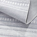 Wanda June Home Stripe Washable Area Rug, Light Grey, 3'9" X 5'5" by Miranda Lambert